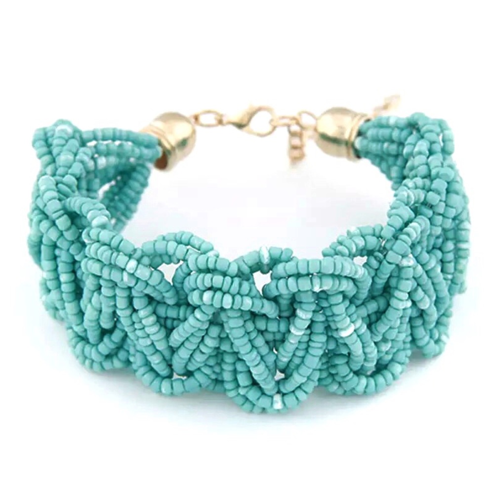 Turquoise Candy Color Bohemian Chunky Bracelet